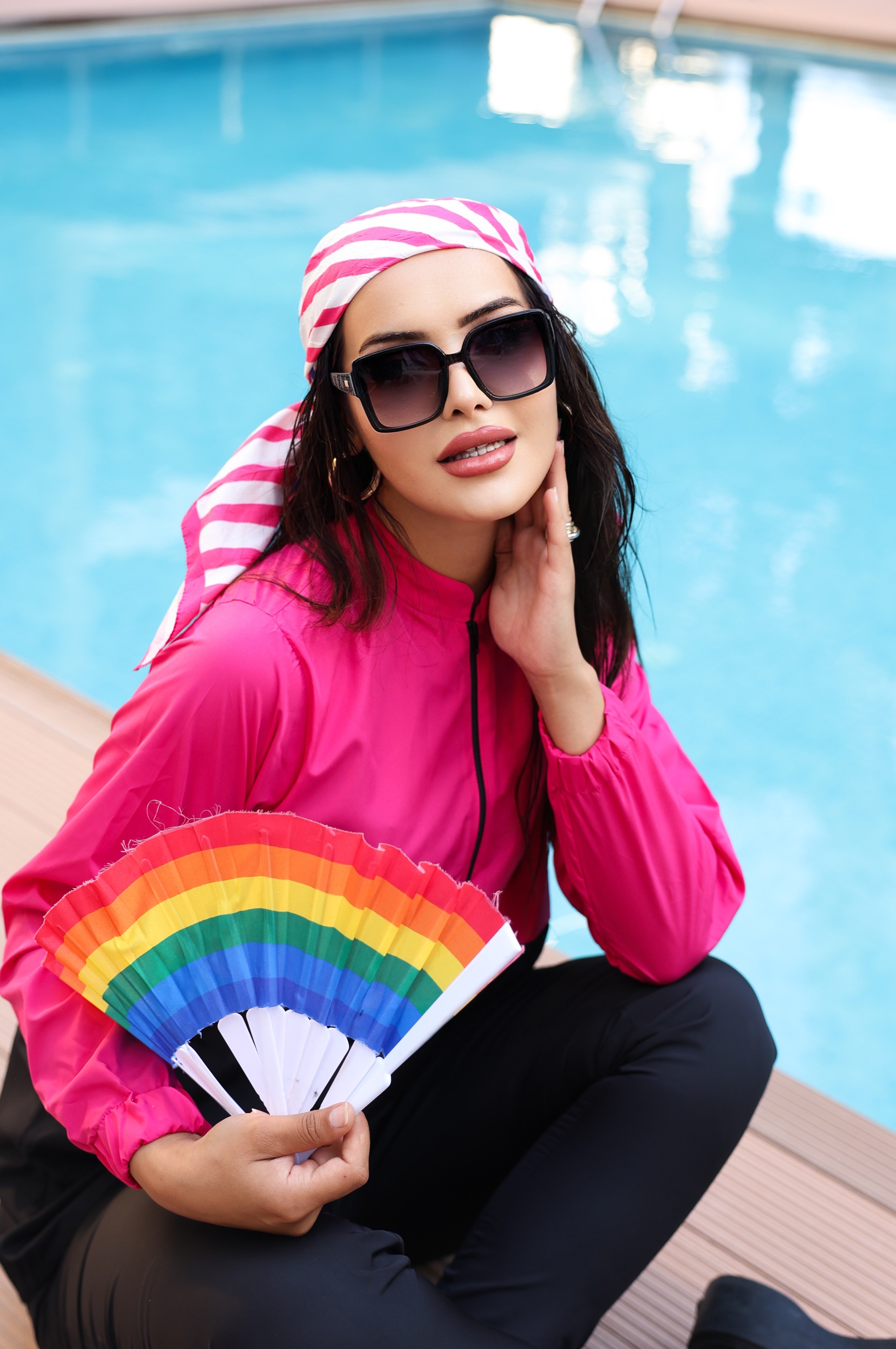 Kadın Tam Kapalı Tesettür Mayo Haşema