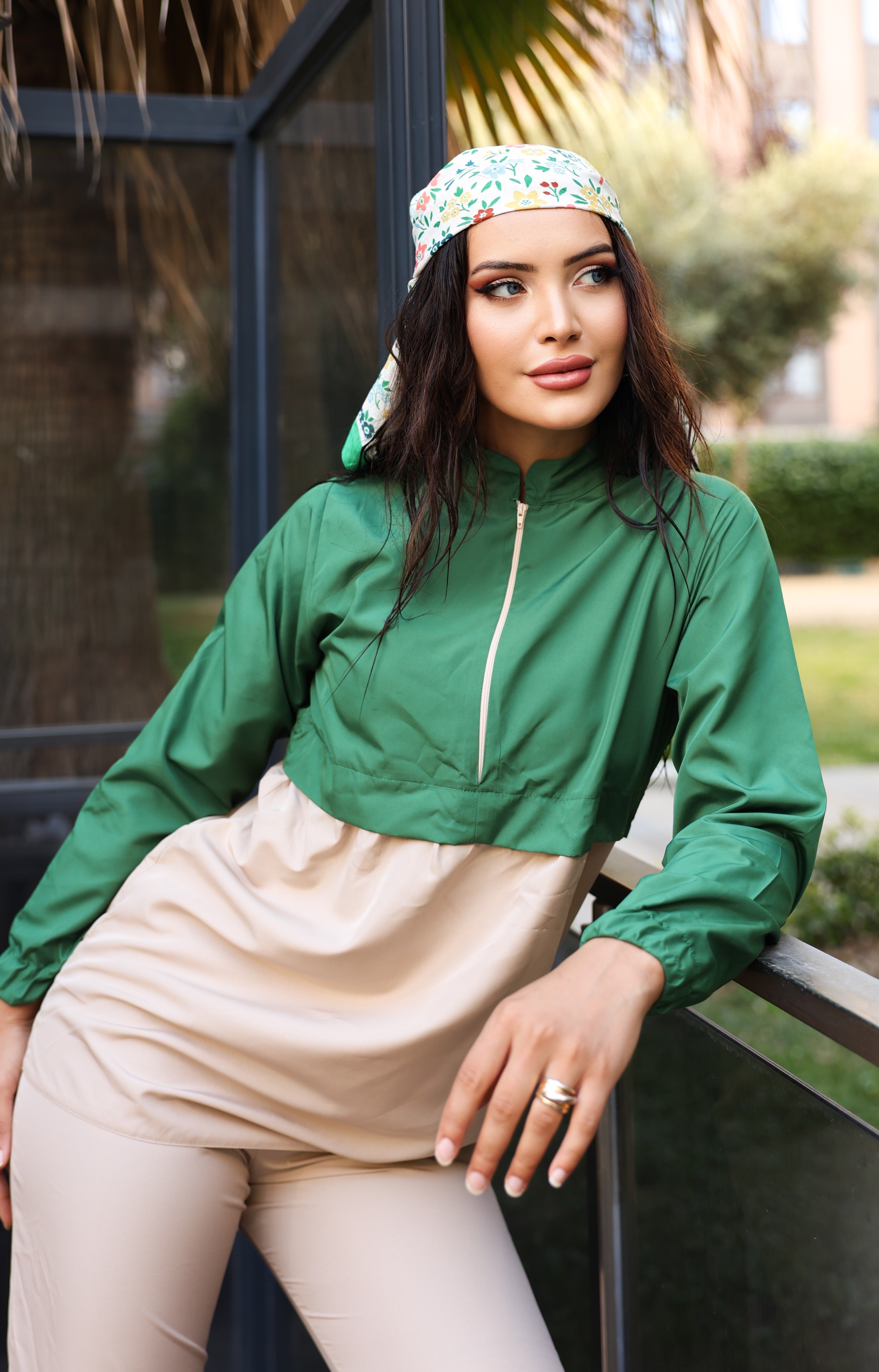 Kadın Tam Kapalı Tesettür Mayo Haşema