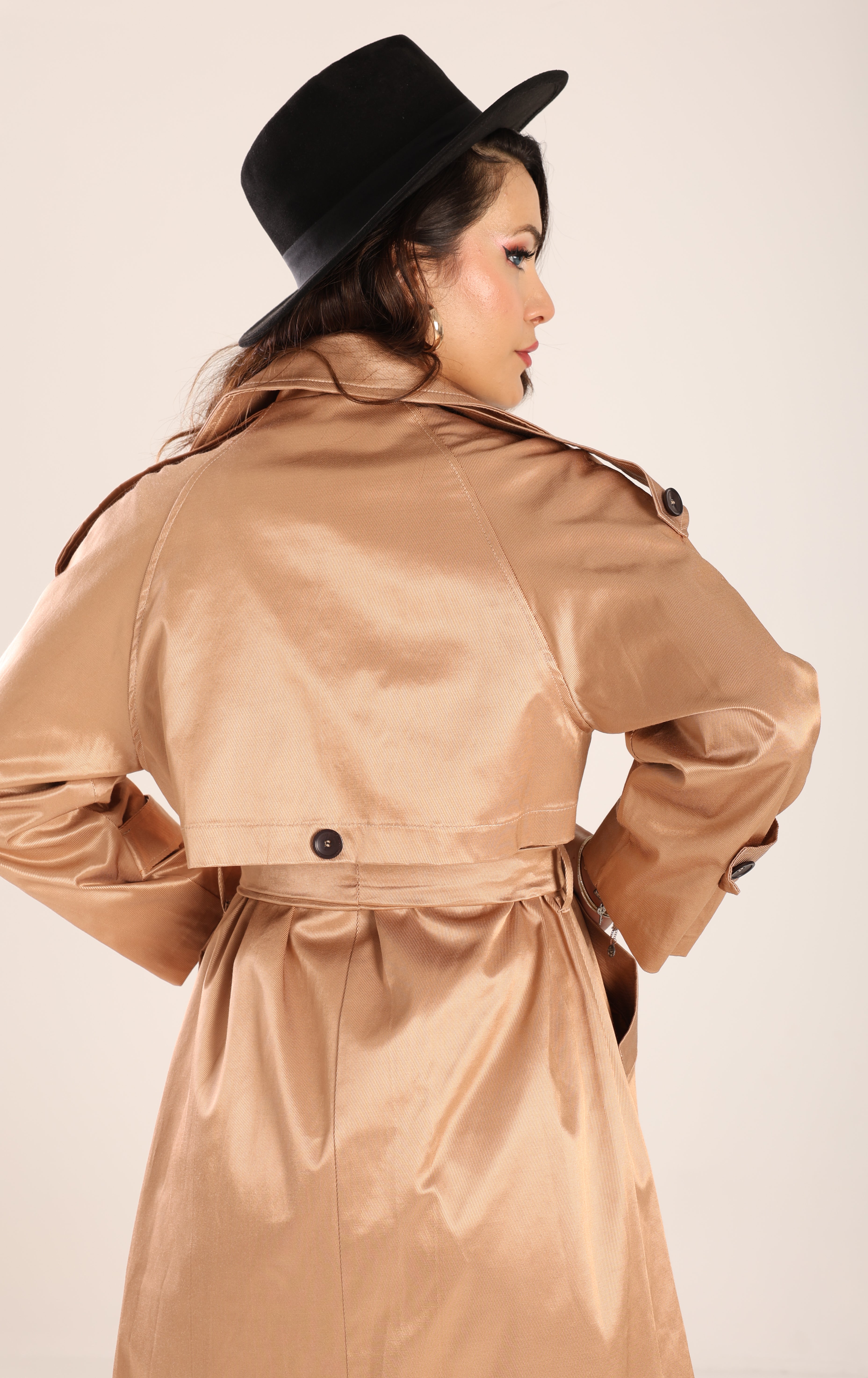 Trençkot Tasarım Oversize Astarlı Geniş Kesim Creed