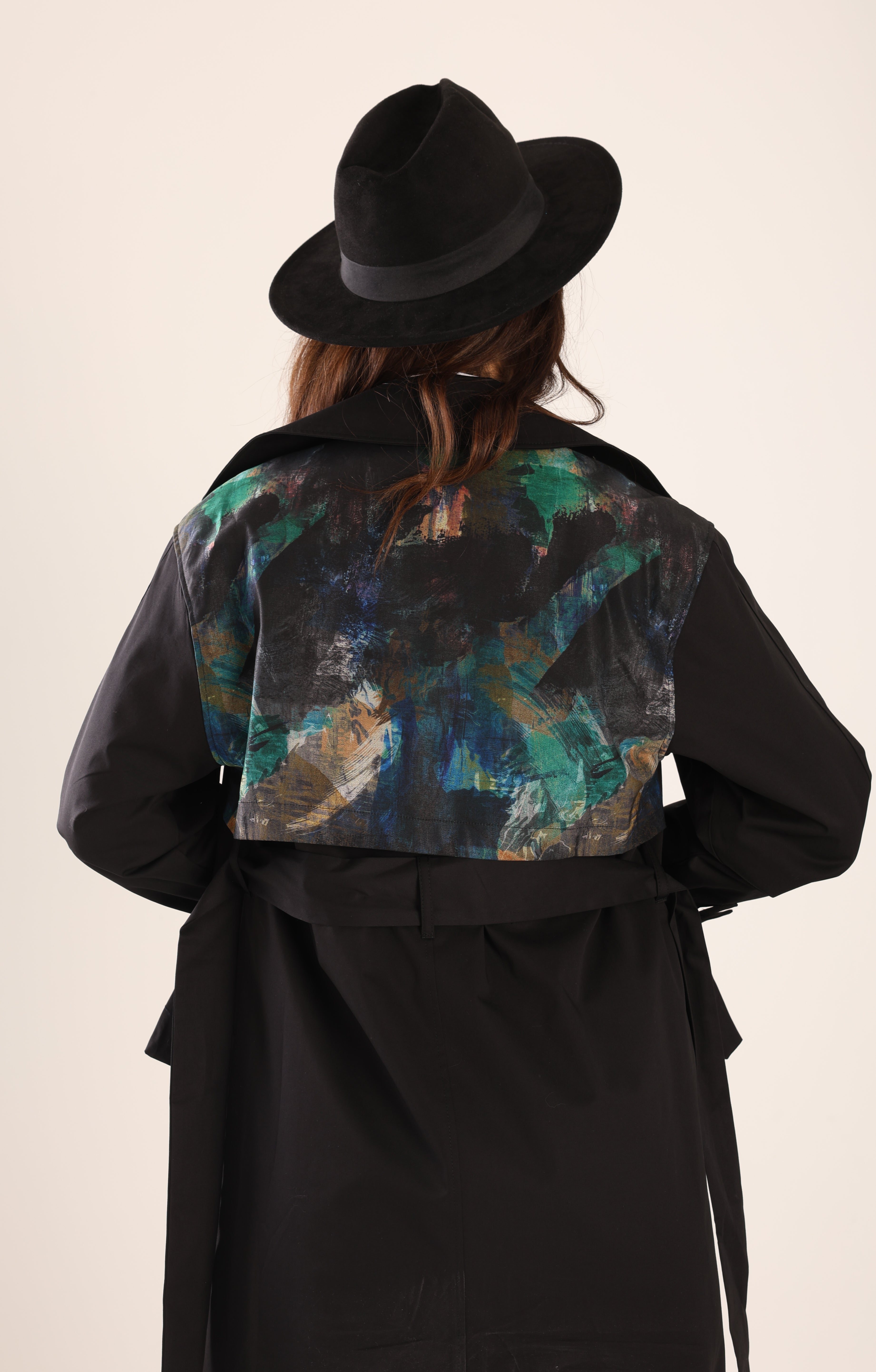 Trençkot Tasarım Oversize Astarlı Geniş Kesim