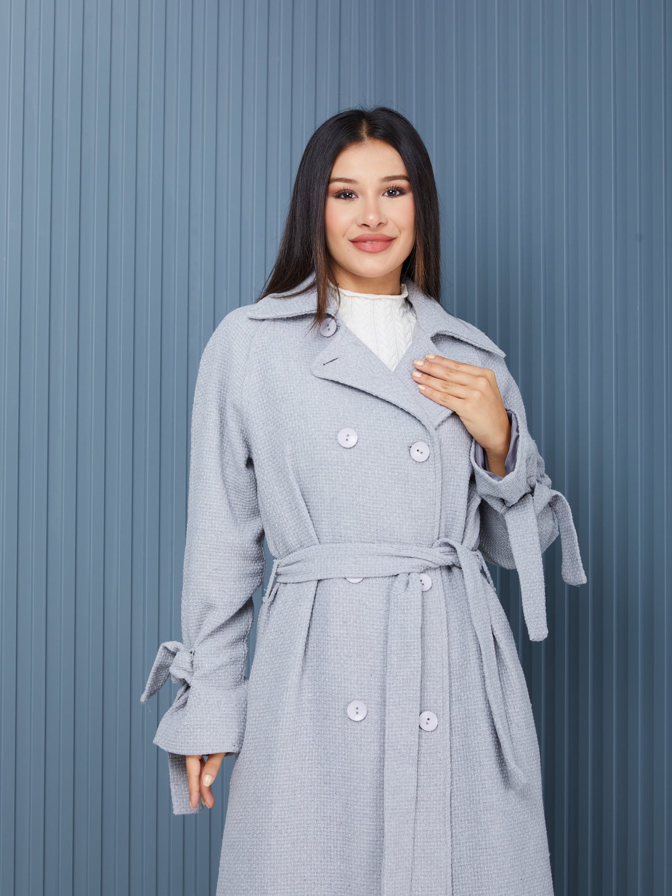 Palto-Kaban Oversize Astarlı Geniş Kesim Reglan Kol