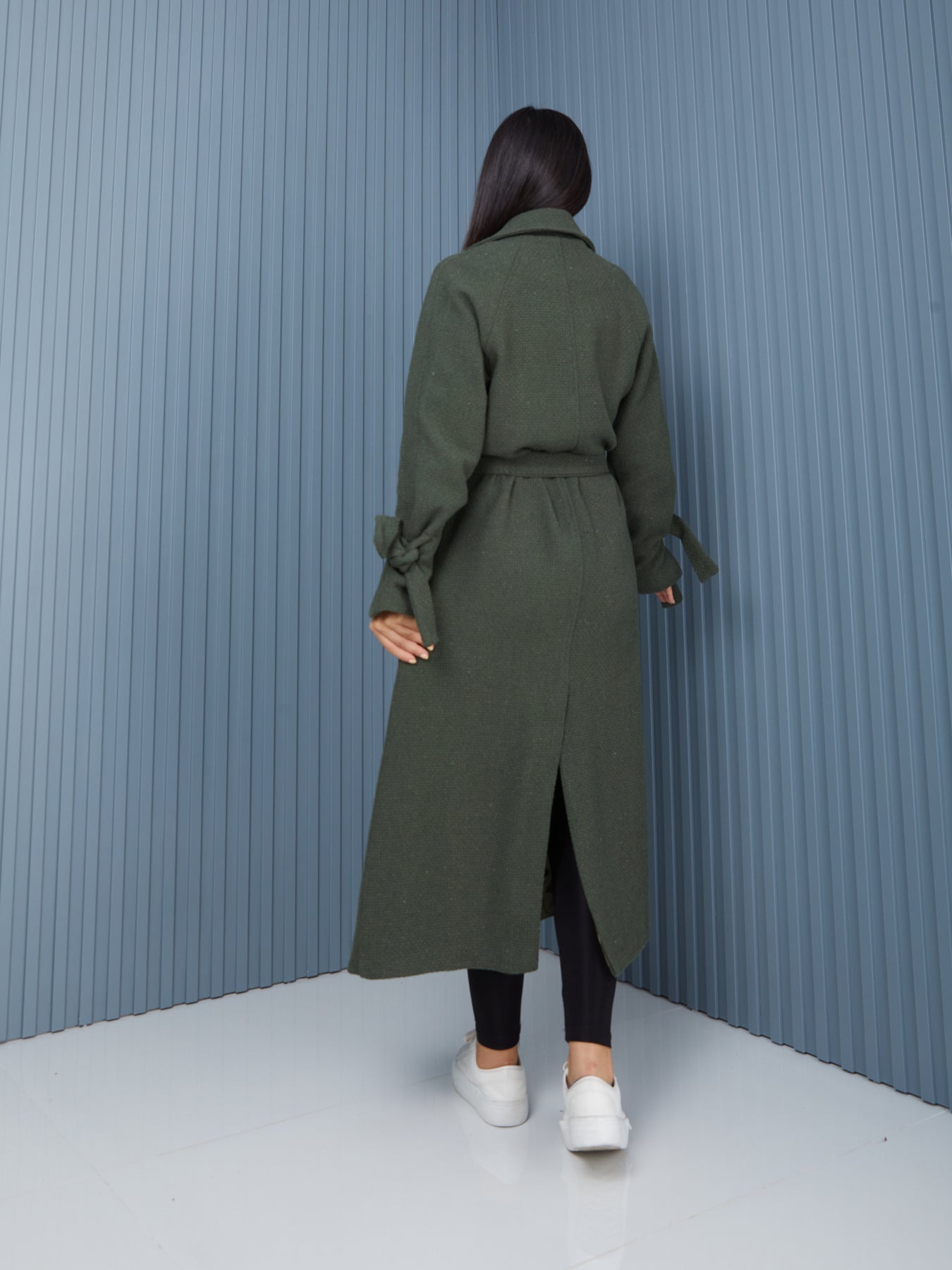 Palto-Kaban Oversize Astarlı Geniş Kesim Reglan Kol