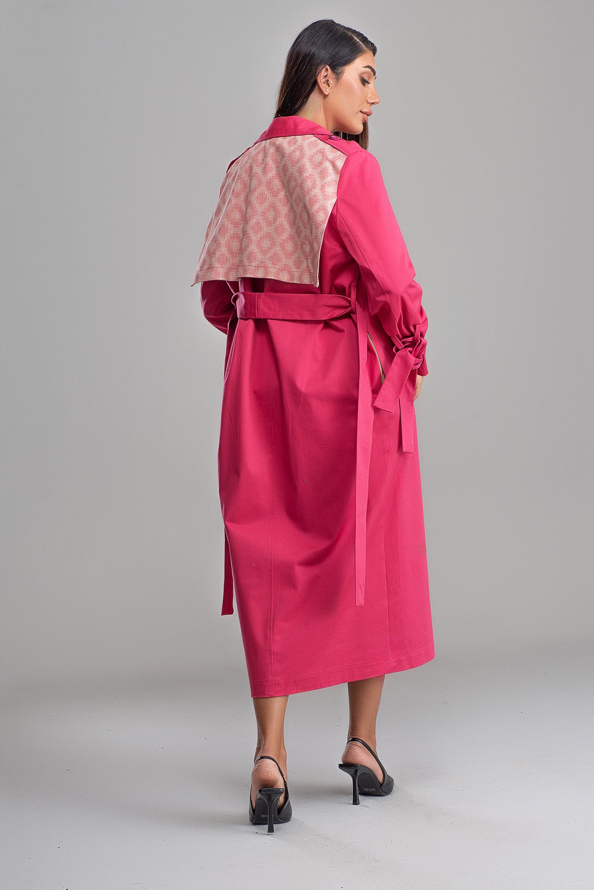 Trençkot Oversize Astarlı Rüzgarlık Detaylı Geniş Kesim Tasarım Nora