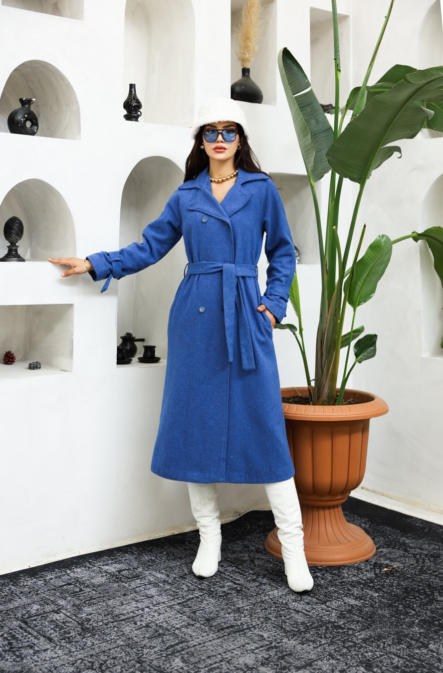 Palto-Kaban Oversize Astarlı Geniş Kesim Kaşe Reglan Kol