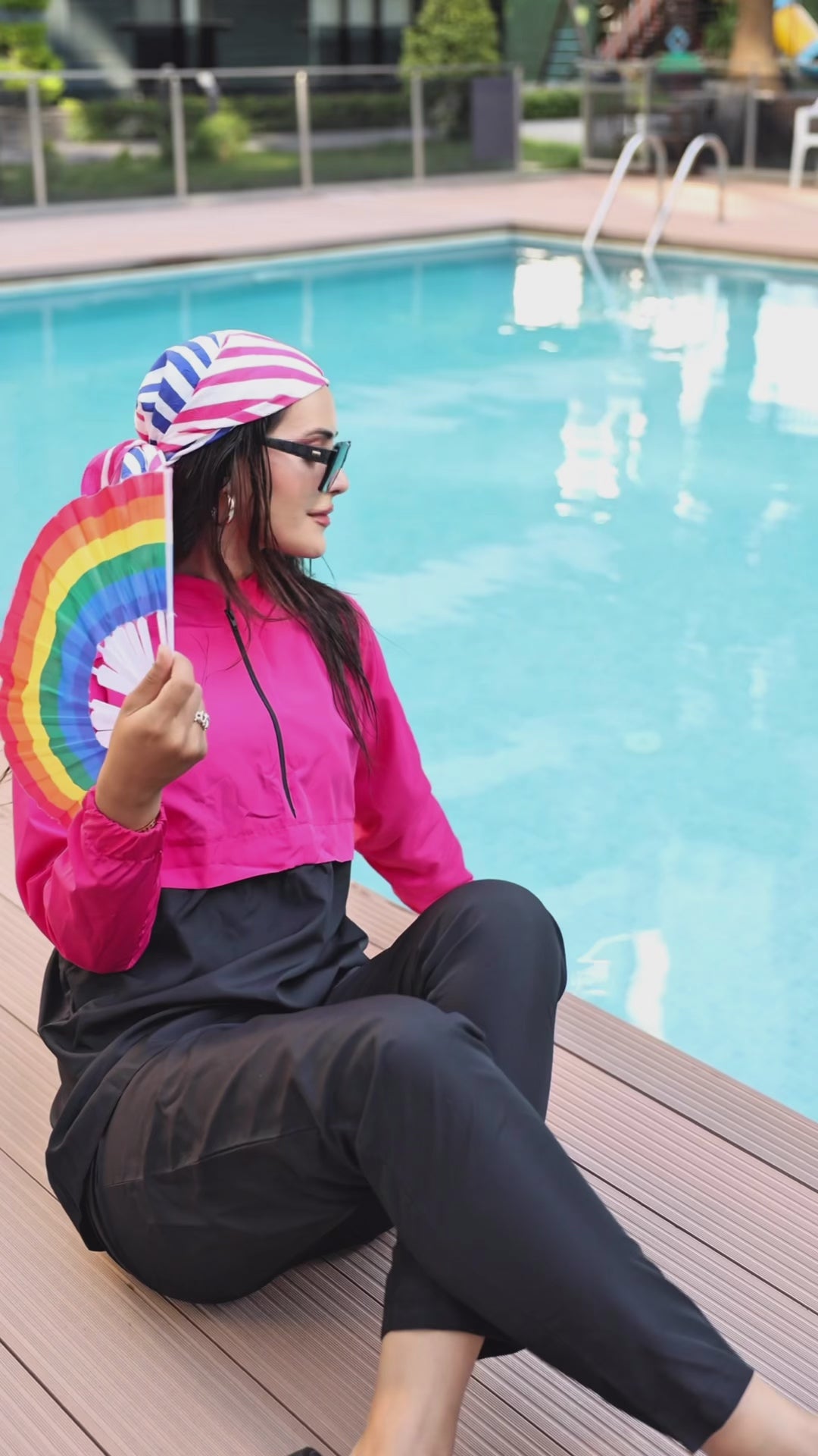 Kadın Tam Kapalı Tesettür Mayo Haşema