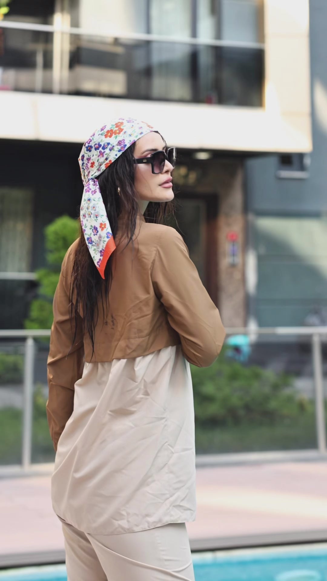 Kadın Tam Kapalı Tesettür Mayo Haşema